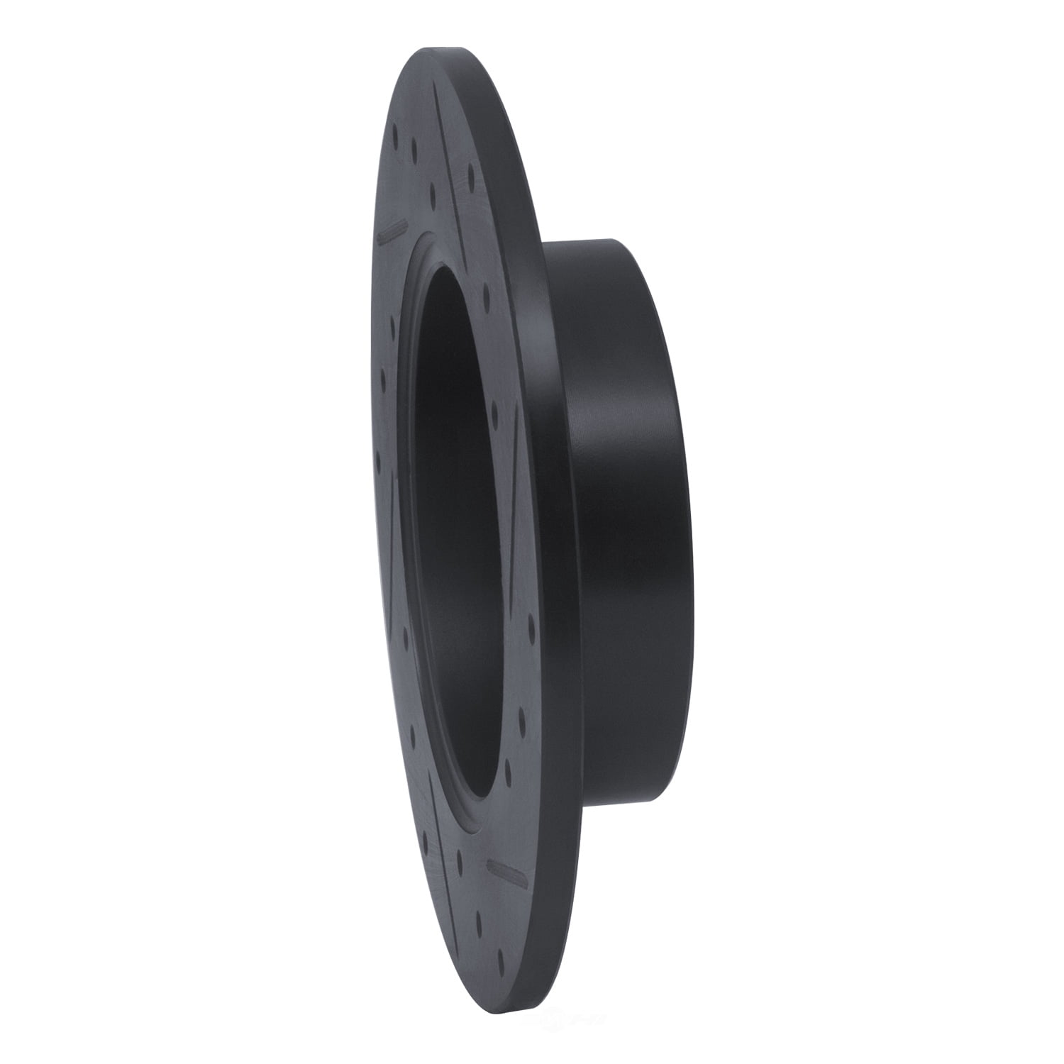 Dynamic Friction Company 633-74014L DFC Brake Rotor - Drilled And Slotted - Black