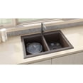 thumbnail image 6 of Ruvati RVG1388ES 33 x 22 inch epiGranite Kitchen Sink - Espresso Brown, 6 of 7