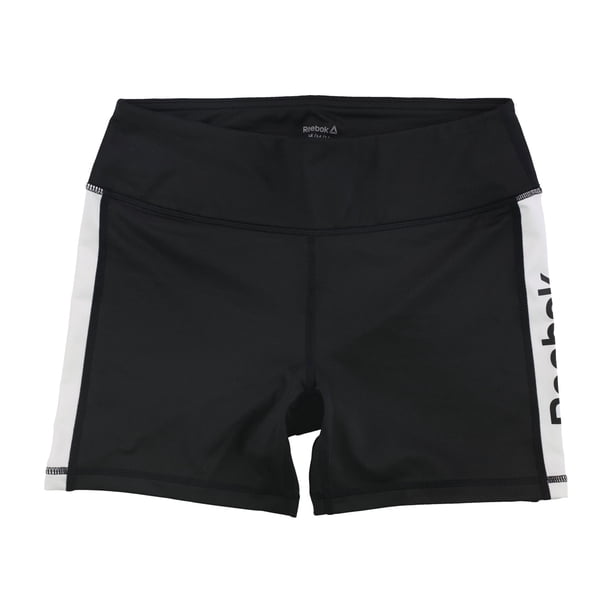 Reebok Marker Athletic - Pantalones cortos de compresión para mujer, color negro, XS