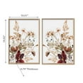 thumbnail image 2 of Signe Mural En Bois Encadré Blossom D'Été - Ensemble De 2, 2 of 4