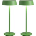 thumbnail image 1 of ERDS-Modern Cordless Table Lamp Set of 2, Portable LED Desk Lamps, Rechargeable 5000mAh Battery Operated, Dimming Night Light for Bedroom, Dining Room, Bar, Outdoor, Waterproof (Green), 1 of 4