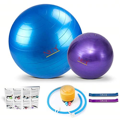 Yoga Ball Set 2 Exercise Birth Balls ( AntiBurst ) 65 and 30