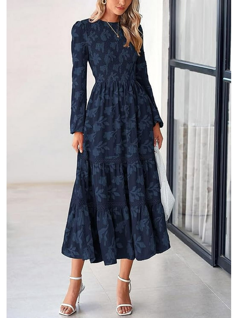 red valentines dress long sleeve Estelle Dress main image 0
