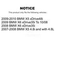 thumbnail image 2 of Transit Auto Front Rear Disc Brake Rotors and Semi-Metallic Pads Kit for Car BMW X5 X6 K8F-101315, 2 of 11