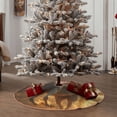 thumbnail image 4 of Bingfone Christmas Tree Skirt Mat Christmas Decoration Interior 36" -Golden Winged White Horse, 4 of 6