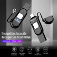 thumbnail image 3 of Labymos ThinkPlus 128 Go Double Port Empreinte Digitale Clé USB Cryptée avec Type-C & USB 3.0 pour Mobile, Tablette et PC - TFU301 Noir, 3 of 7