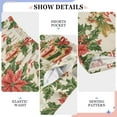 thumbnail image 6 of FORMRS Boys Pajama Pants with Pockets Size 6-8Y Kids Lounge Sleep Bottoms, Retro Christmas Holly, 6 of 8