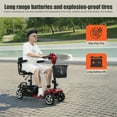 thumbnail image 2 of Yedigre 4-Wheel Heavy-Duty Mobility Scooter, Up to 16 Miles Range, High-Performance Motor with Charger & Basket, 2 of 12