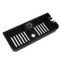 thumbnail image 2 of Billuyoard 1 estante de baño, estante de almacenamiento de ducha de plástico, soporte de perforación ajustable gratis, accesorios de Juegos de accesorios de baño negro, 2 of 6