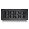 thumbnail image 1 of Cast Iron Floor Vent Register 3″ x 10″ with Damper – Handcrafted Tudor Mushroom Design, Heavy-Duty, Rust-Free, Powder Coated & Repaintable – Decorative HVAC Cover for Floors, Walls & Ceilings – Prima, 1 of 11