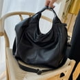 thumbnail image 1 of LHSHID Big White Womens Hobos Tote Bag Large Capacity Handbags Luxury Leather Shoulder Bag New Female Unique Shopper Messenger Bag Sac, 1 of 6