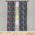 thumbnail image 3 of Ambesonne Grunge Curtains, Hip Hop Culture Graffiti, Pair of 28"x84", Multicolor, 3 of 5