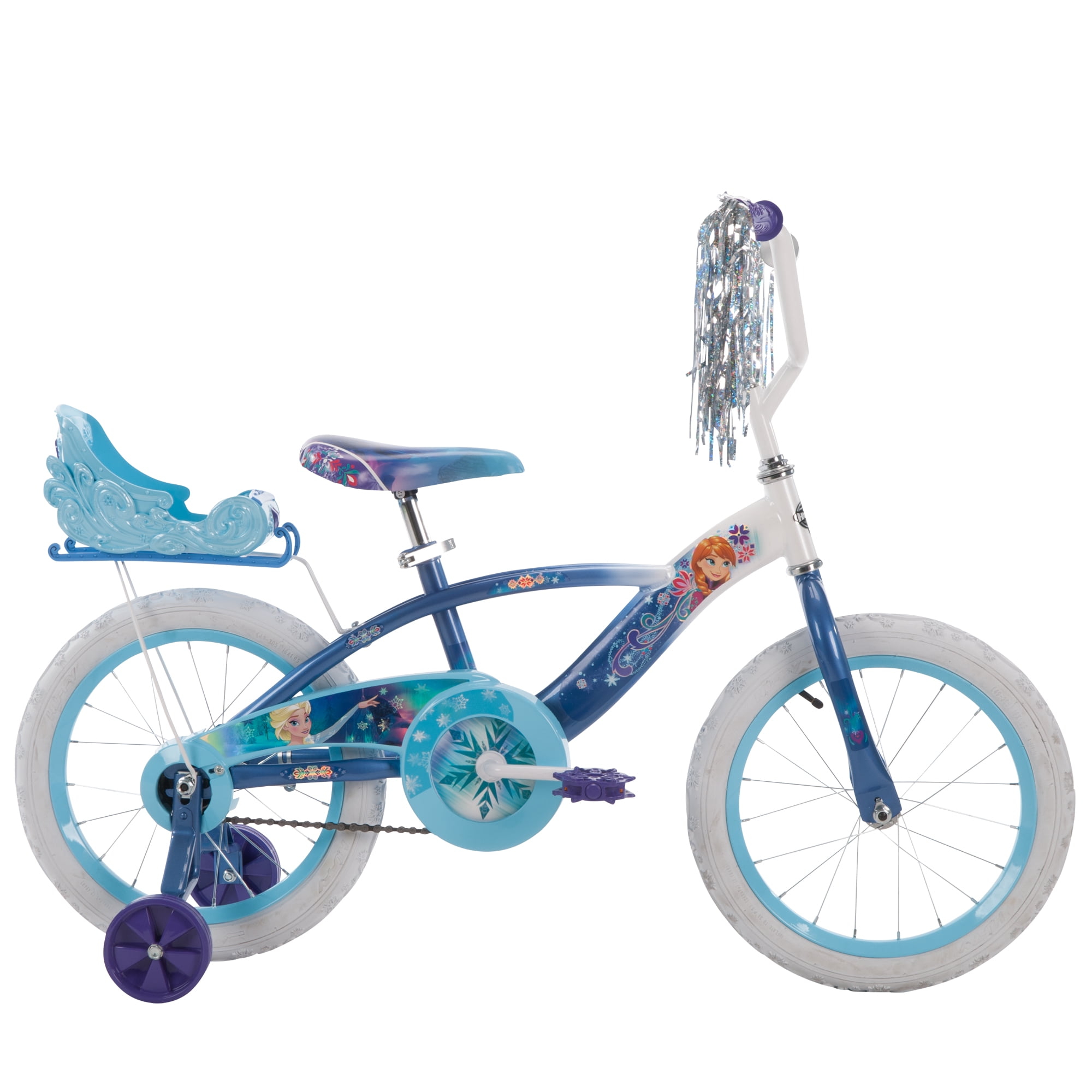 Disney Frozen 16" Girls' Blue Bike with Sleigh, by Huffy®