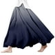 thumbnail image 1 of Falda larga cruzada de lino estampada para mujer: cintura elástica, corte en A, falda boho de playa con estampado de estilo vacacional, 1 of 4