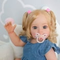 iCradle Lifelike Reborn Baby Dolls Girl 22 inches Soft Silicone Vinyl