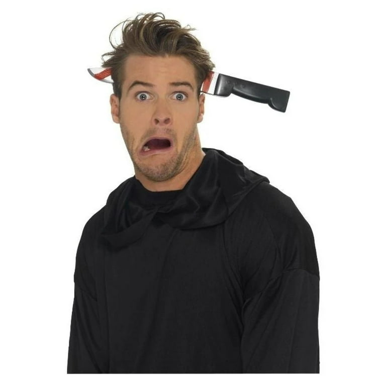 Knife Through Head Headband Adult Black Knife Through Head Headband Adult Black