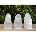 thumbnail image 5 of Wholeslae 2.5" Mini Selenite Skyscraper Tower, Selenite Skyscraper, Selenite Point, Gypsum Crystal, Healing Crystals (1 tower), 5 of 10