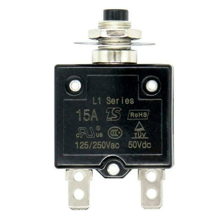 

Push Button Thermal Cutout 12-50V DC 125-250V Volt AC