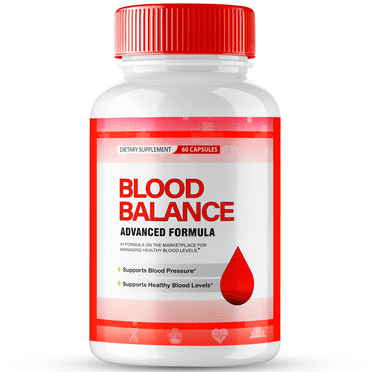 Blood Balance Blood Formula Support Supplement Capsules, Official BloodBalance Pills - Extra Strength, Premium Formula for Healthy Circulation & Stable Levels, All Natural Health Reviews (1 Pack)