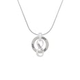 thumbnail image 2 of Delight Jewelry Silvertone Proverbs 3:5 Infinity Sign Joy Ring Charm Necklace, 18", 2 of 4
