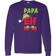 thumbnail image 3 of Inktastic Christmas Papa Elf Long Sleeve T-Shirt, 3 of 5