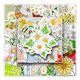 thumbnail image 1 of Pegatinas con forma de flor de margarita, 50 unidades, bonito paquete de calcomanías florales de dib, 1 of 2