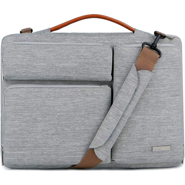 Lacdo 15.6 Inch Laptop Messenger Shoulder Bag, 360° Protective 