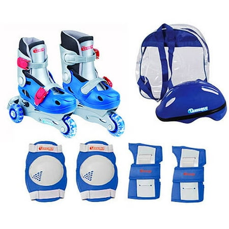 Chicago Skates Boys' Training Inline Skate Combo, Sizes J10-J13
