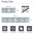 thumbnail image 3 of Yayeee Faucet Mat for Kitchen Sink 14.7" Diatomite Long Splash Guard Pad, Snowy Christmas Pattern, 3 of 7