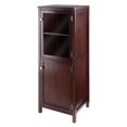 thumbnail image 1 of Winsome Brooke Jelly Cupboard, Walnut, 1 of 9