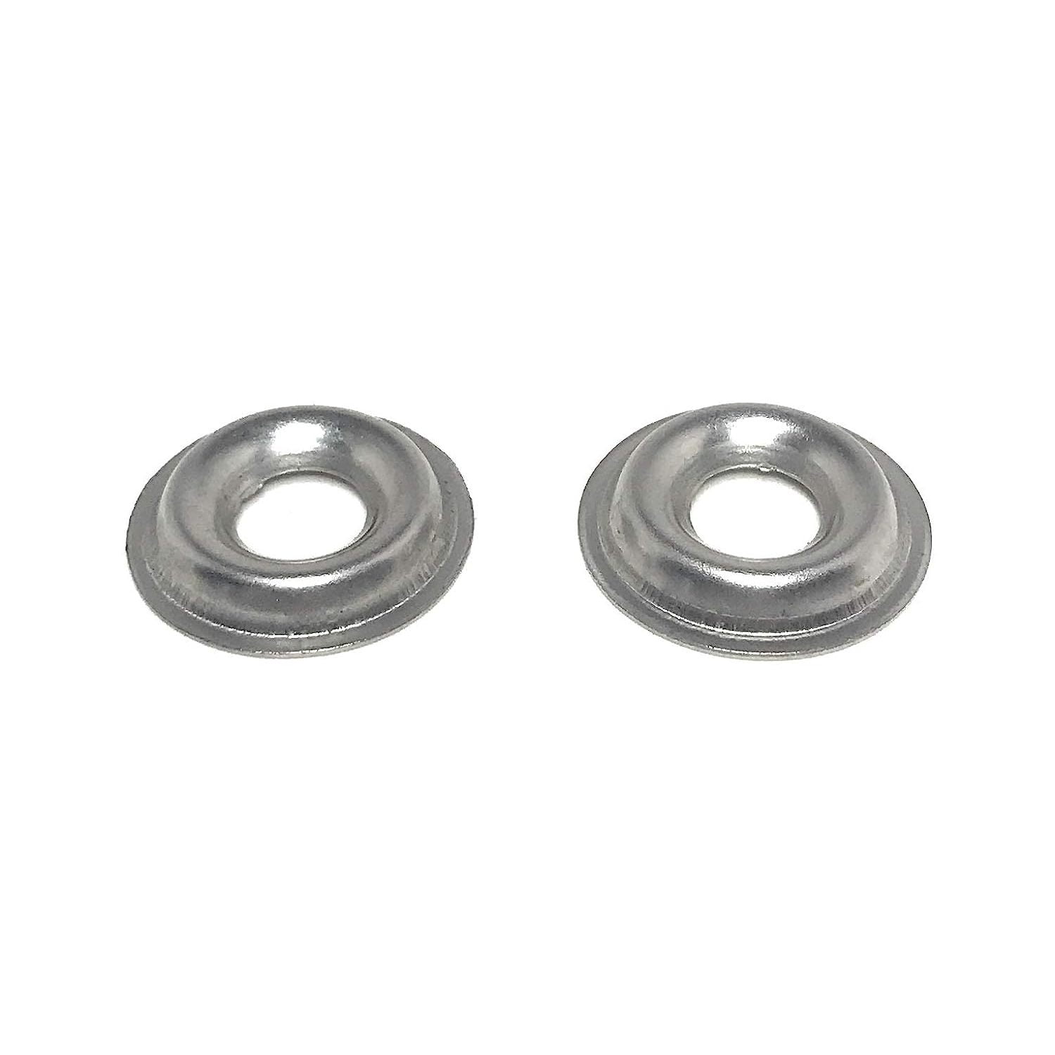 10 Stainless Steel Flanged Finishing Washers Cup Washers Countersunk