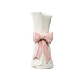 thumbnail image 2 of Bcylexb 6" Ceramic Bow Vase, Flower vase with Bow for Roses Artificial Flowers Cute Devorative Vase for Bathrooms Dressers Windowsills, 2 of 6