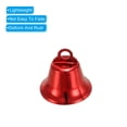 thumbnail image 3 of Uxcell Mini Jingle Bells 0.6" Metal Hanging Bells Red 50Pack, 3 of 5