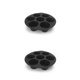 thumbnail image 2 of Inteprter Air Fryer Cake Cup Mold Cocina Silicona Antiadherente Hornear Muffin Pan Restaurante Panadería Cocina Utensilios para hornear 7 pulgadas 7 pulgadas 2piezas Inteprter CBP307602, 2 of 5