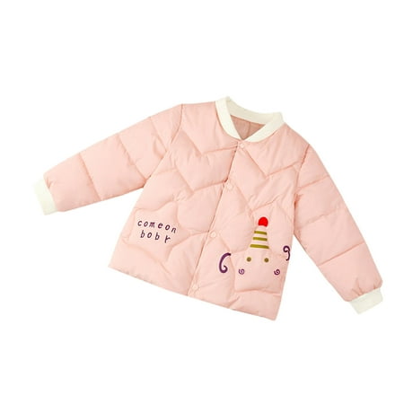 

Verugu Toddler Baby Girls Boys Winter Coat Thicken Warm Jackets Baby Hooded Snow Outwear Coat Kids Winter Cartoon Windproof Coat Hooded Warm Outwear Waistcoat Pink 9-12 Months