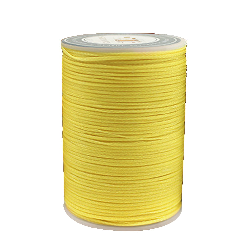 Waxed Thread 0.8mm 90m Polyester Cord Sewing Machine Stitching For Leather Craft