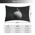thumbnail image 2 of Salouo Astronaut Sitting On Mercury Planet Pattern Pillow Cases,1PC Pillow Covers with Envelope Closure Decorative Pillow Case for Bed Couch,Pillows Not Included-14"x20", 2 of 6
