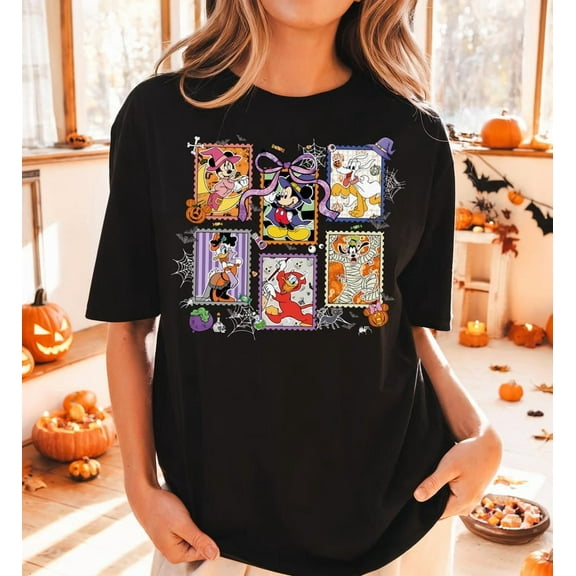 Halloween Spooky Mickey & Friends Shirt, Disney Mickey And Minnie Shirt, Scary Goofy And Pluto Sweatshirt, Disneyland Family Vacation Hoodie