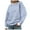 Blue, variant on kamemir Womens Oversized Sweatshirt 2024 Casual Crewneck Long Sleeve Colorblock Striped Pullover Tunic Tops Outfits(Red,M)