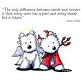thumbnail image 2 of CafePress - Kiniart Saint & Sinner - Rectangle Magnet, 2"x3" Refrigerator Magnet, 2 of 3