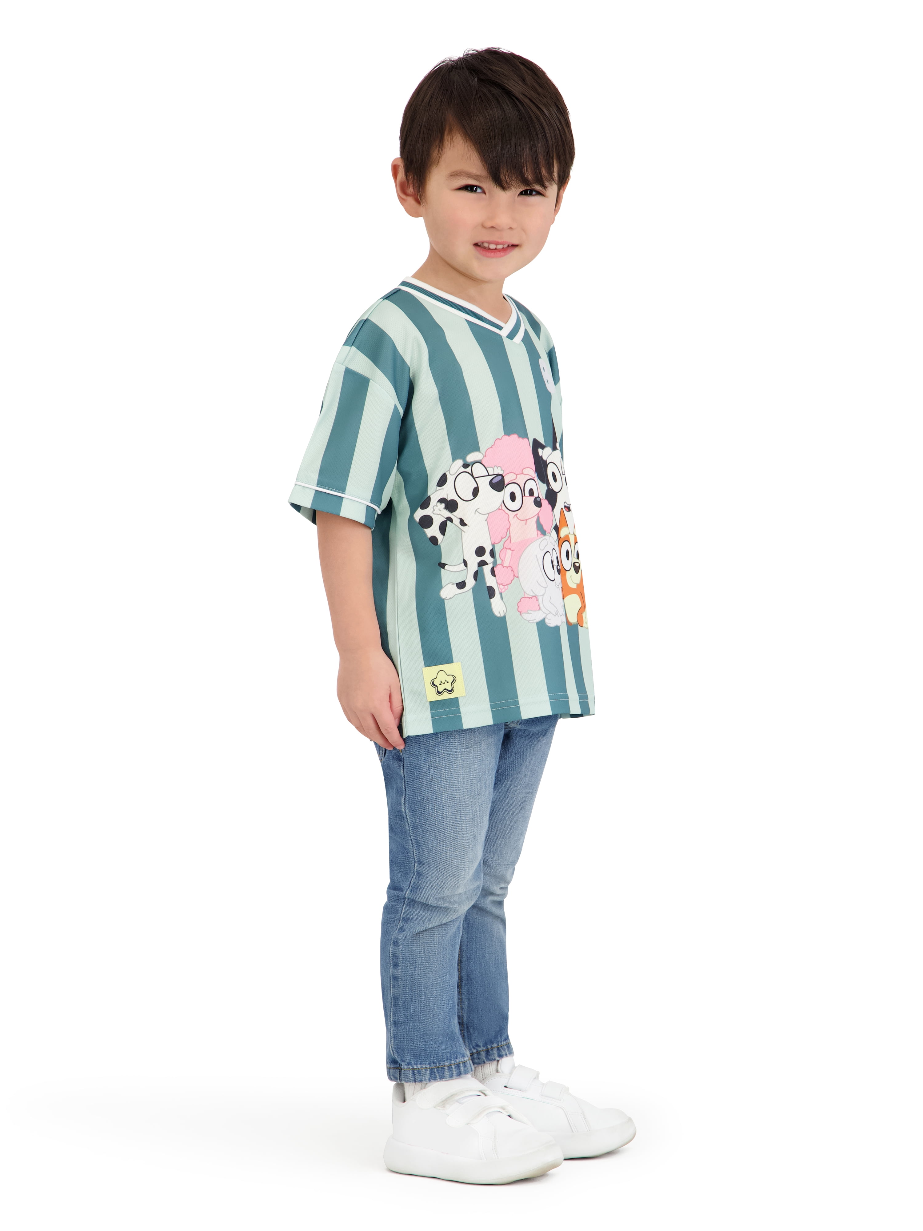 Bluey Toddler Short Sleeve Jersey, Sizes 12 Months-5T