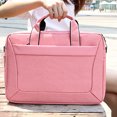 thumbnail image 5 of Expansion Computer bag Laptop bag Computer bag Portable shoulder belt briefcase - Pink, 5 of 5