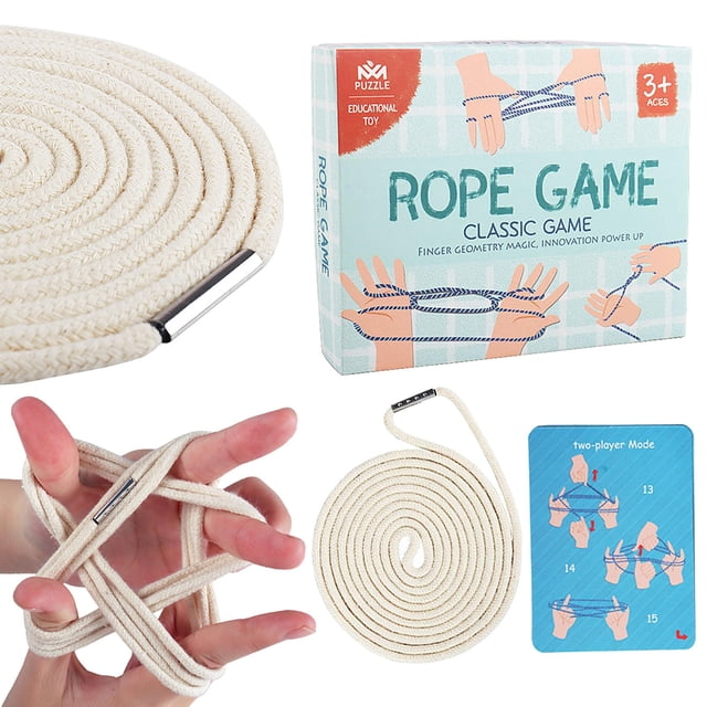Silicone Suction Cup Toys Flower Rope Finger Game Rope Elastic Cotton Rope With 10 Teaching Cards Early Learning Enlightenment Teaching Suitable For Preschool Children Fun Interactive Activities.