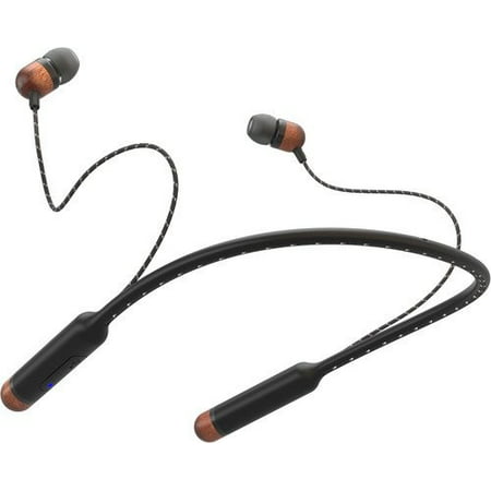 House of Marley, Smile Jamaica Wireless In-Ear Bluetooth Headphones - Noise Isolating In-line Microphone, Long Battery Life, Sweat Resistant, Premium Sound, Multiple Size Ear Gels,