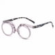 thumbnail image 4 of Gafas de maquillaje con montura multicolor que se abren hacia arriba y hacia abajo para personas mayores, gafas de maquillaje con una sola apertura, 4 of 5