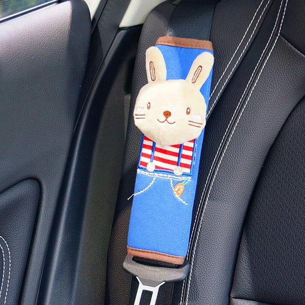 2 PCS Seatbelt Pad Cute Cartoon Doll Styling Car Seat Belt Cover Shoulder  Strap Belt Cushion Car Seat Belt Holder for Kids Children, Stroller Belt  Covers,Head Support, Shoulder Pads 
