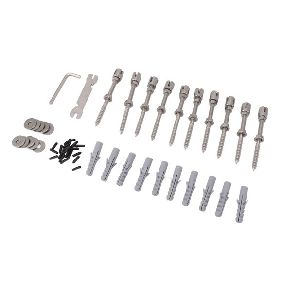 Wire for Climbing Plants Outdoor, Wire Stainless Steel Green Wall Espalier Kit Flexible Layout Strong Load Bearing Wall