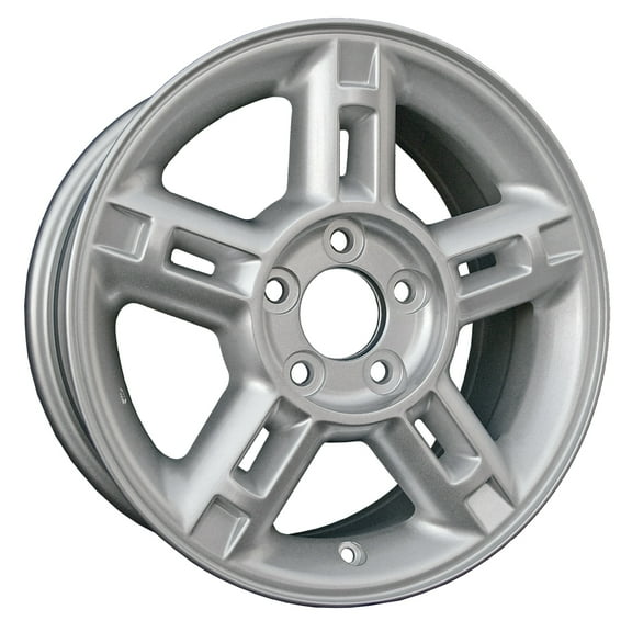 Aftermarket 2002-2005 Ford Explorer  16x7 Aluminum Alloy Wheel, Rim Sparkle Silver Full Face Painted - 3450