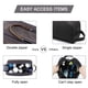 thumbnail image 4 of Neceser de viaje BAGSMART de lona, organizador Dopp kit gris, 4 of 6