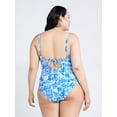 thumbnail image 2 of Time and Tru Women's and Women's Plus One Piece Swimsuit, Sizes XS-2X, 2 of 4